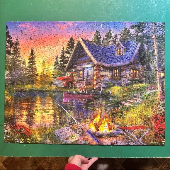 Cabin puzzle complete 500 piece - Picture 3 of 12